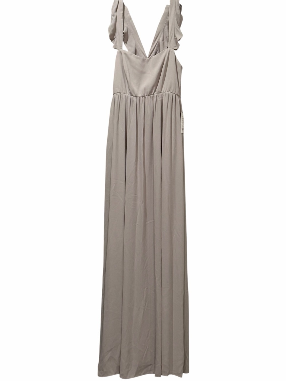 Show Me Your Mumu Large Taupe June Maxi Dress Bridal NWT B18